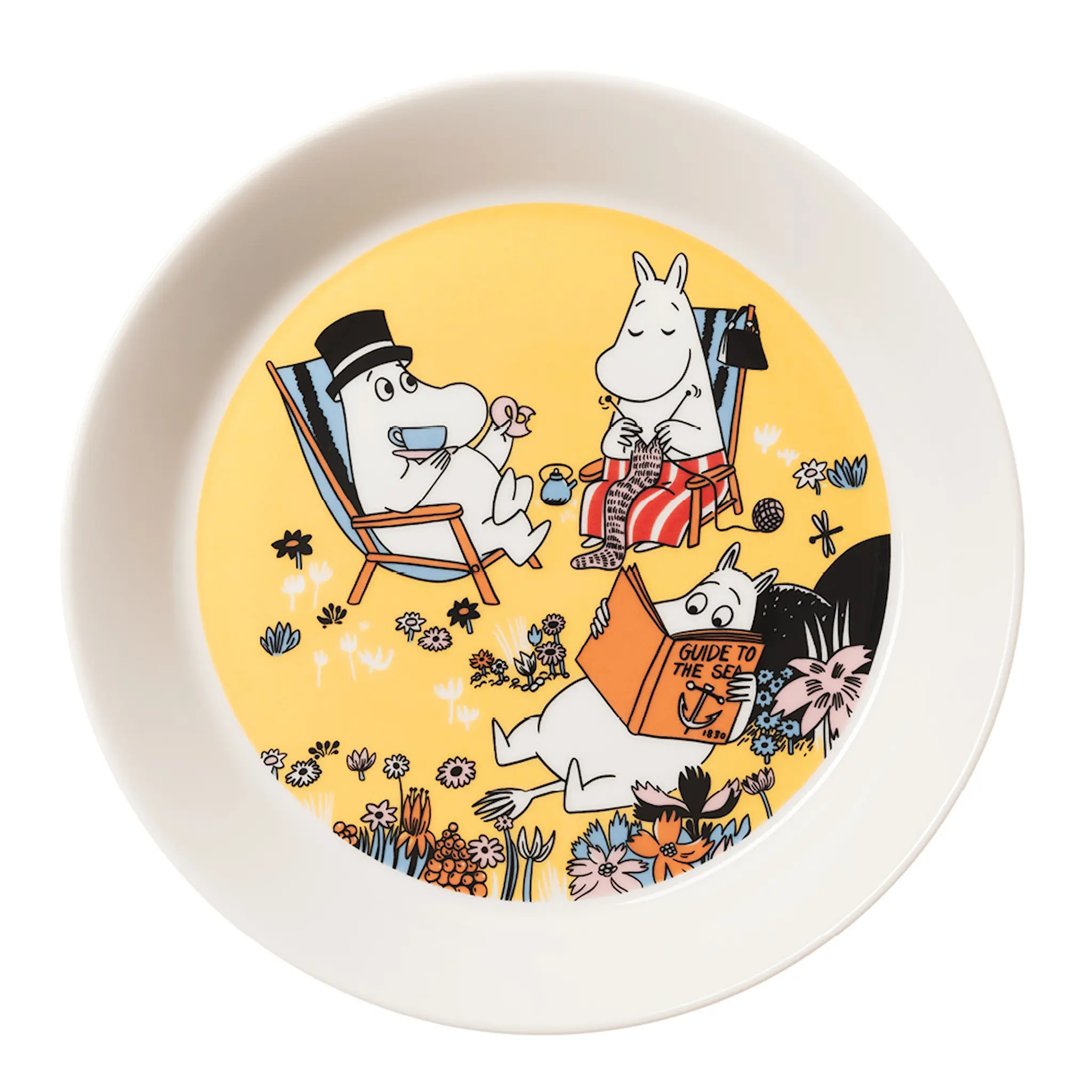 Moomin Arabia Mumin assiett 19 cm Familjemys 80 år