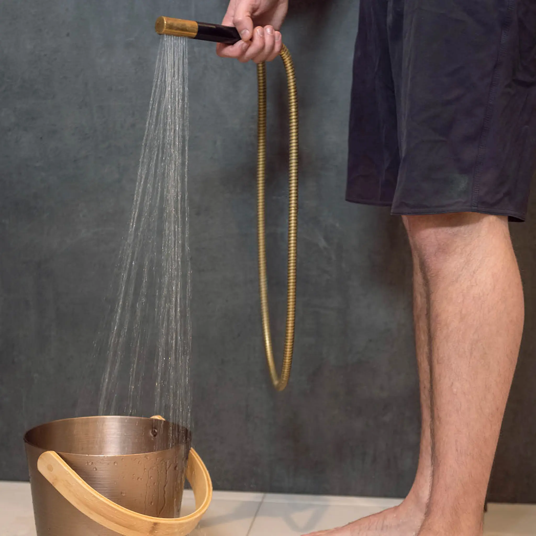 Rento Bastuhink 26 cm champagne/bambu