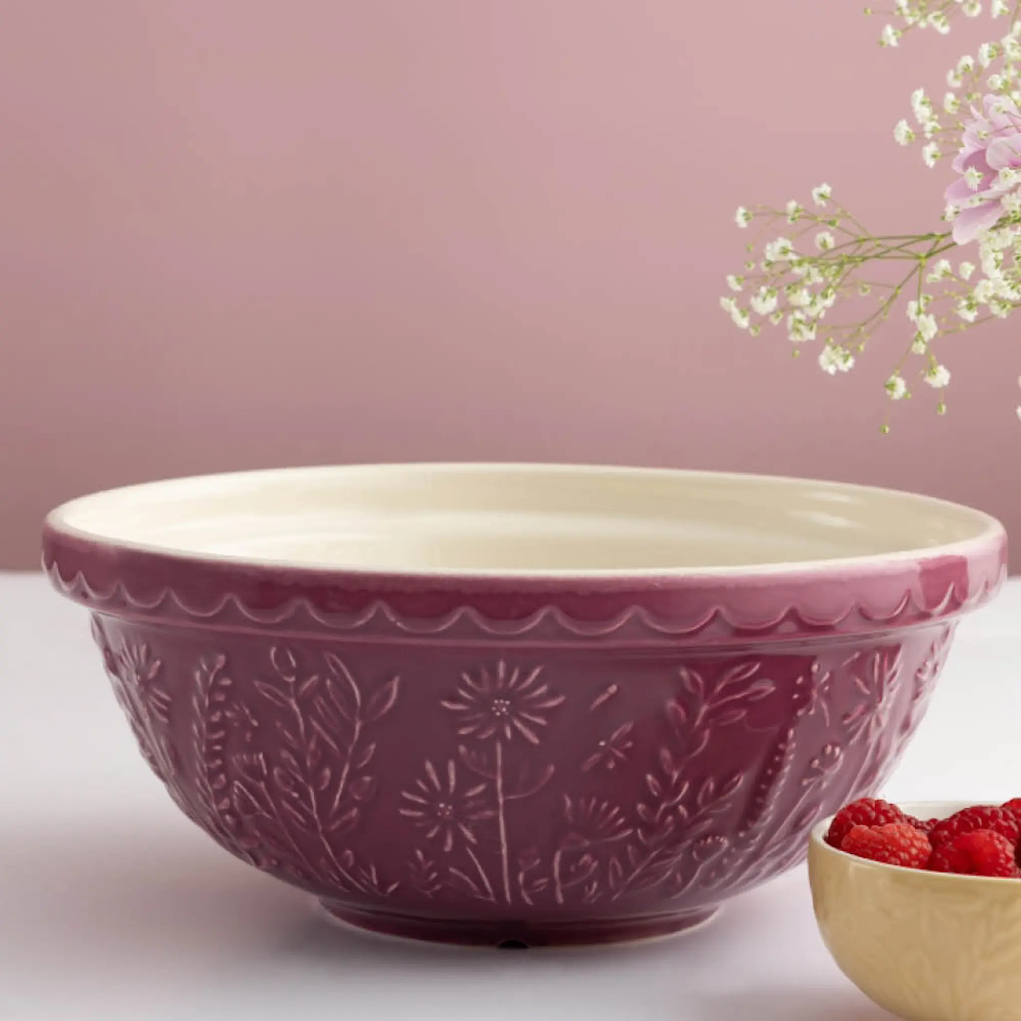 Mason Cash In The Meadow blandningsskål S18 2,7 L Prästkrage lila