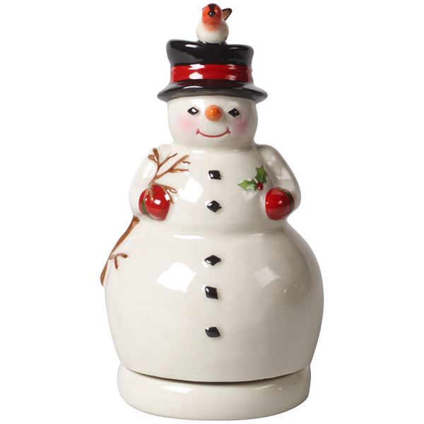 Villeroy & Boch Nostalgic Melody spilledåse snømann 15 cm