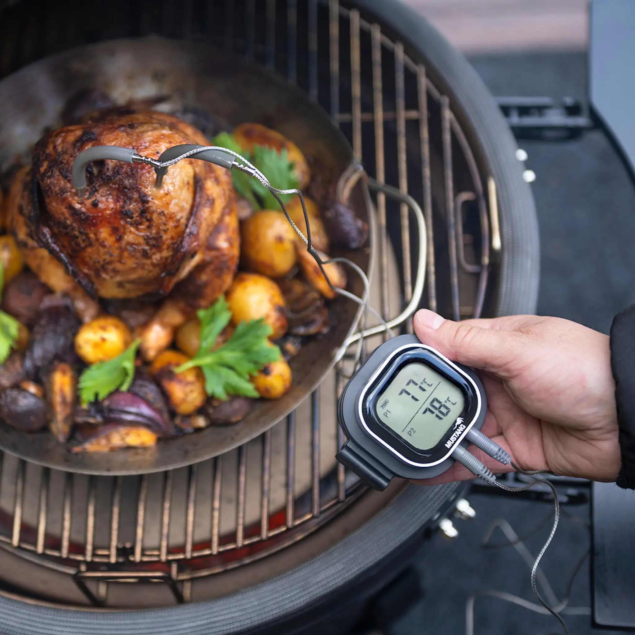 Mustang Digital termometer med bluetooth -50 – +300 °C