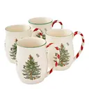 Christmas Tree mugg 40 cl 4-pack polkagris