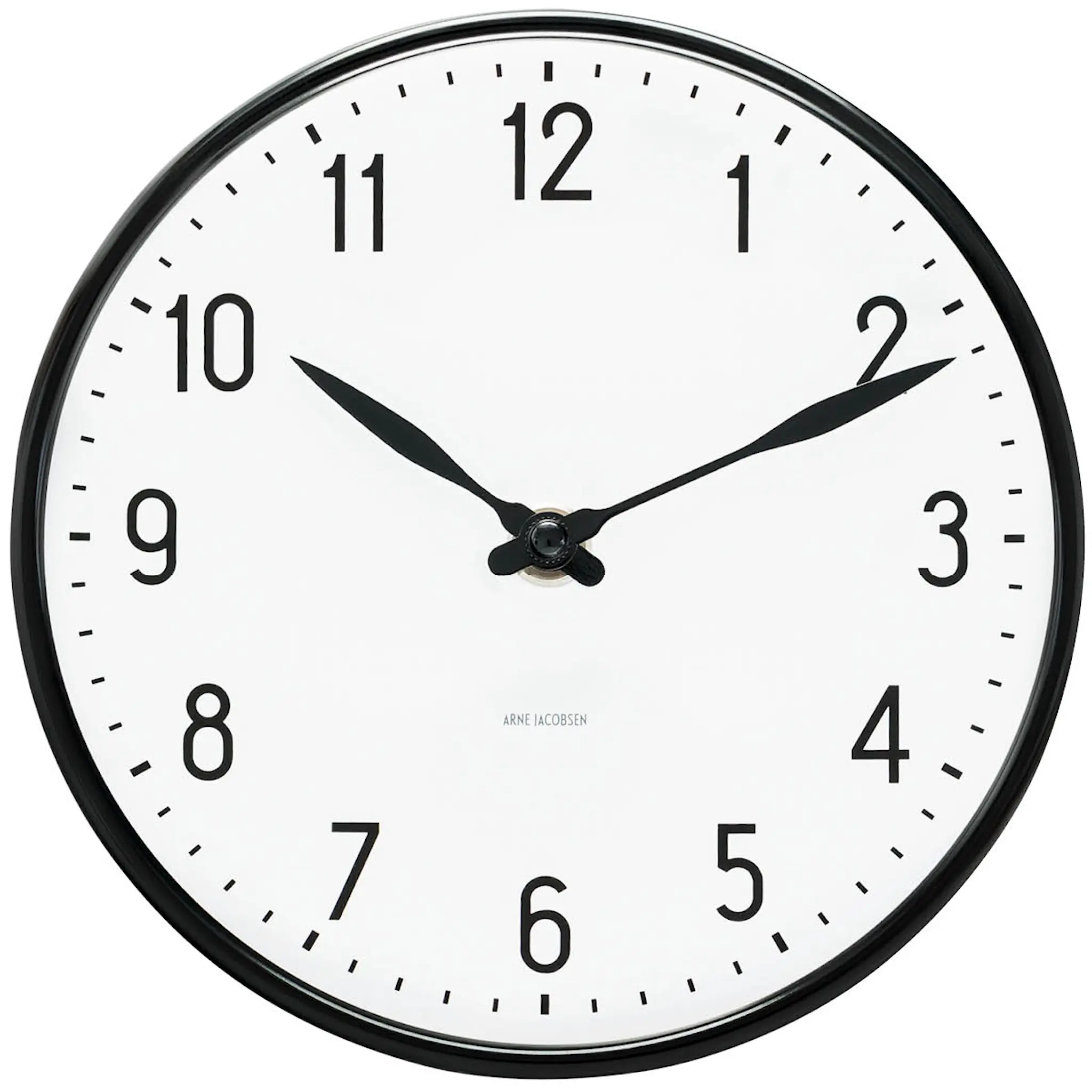 Arne Jacobsen Station Väggur 16 cm Vit