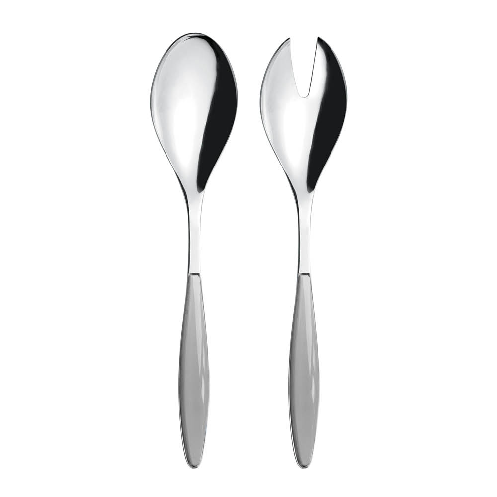 Guzzini Feeling salatbestikk 25 cm 2 deler sky grå