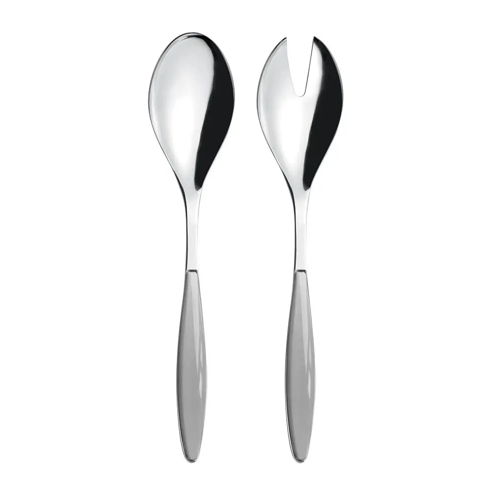 Feeling salatbestikk 25 cm 2 deler sky grå