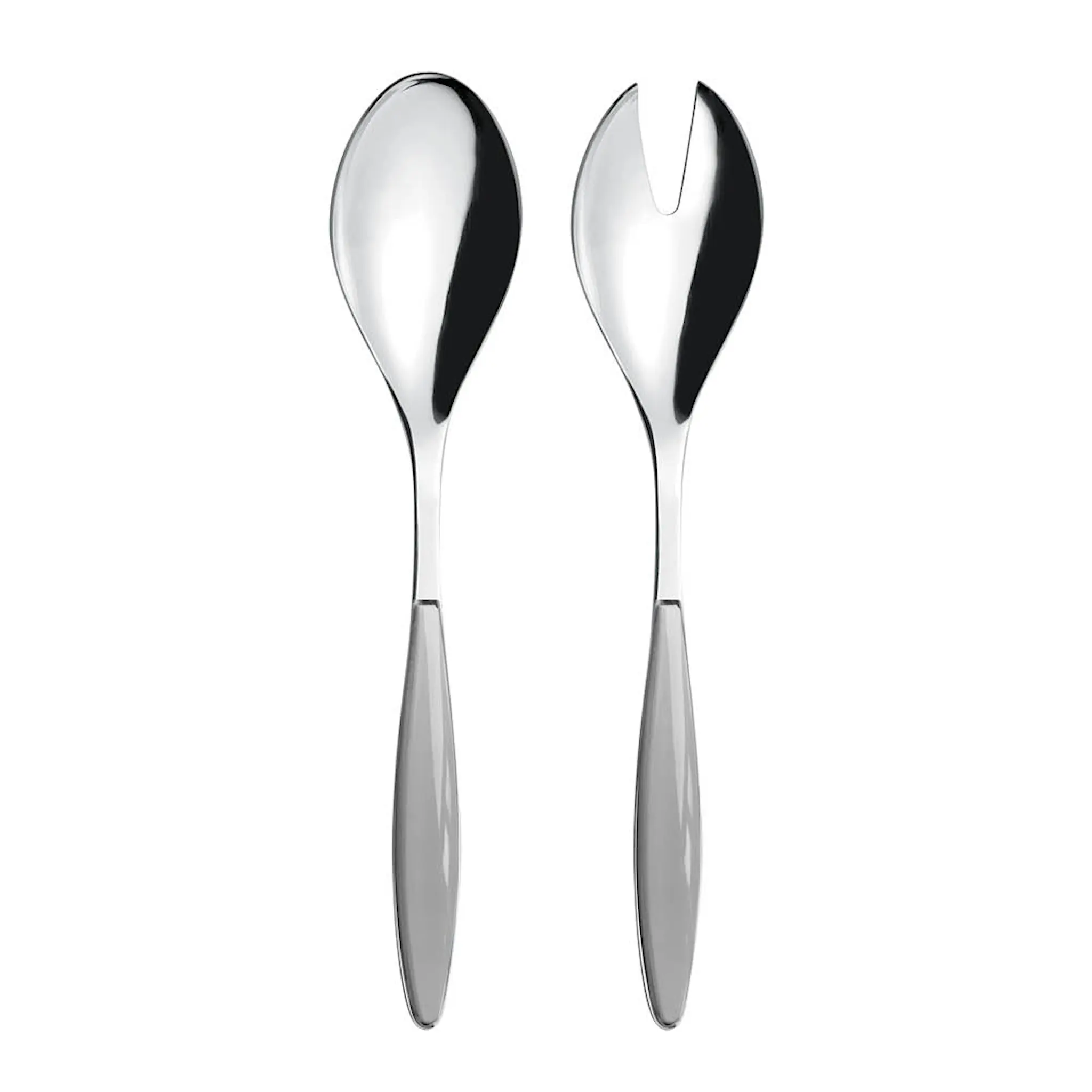 Guzzini Feeling salatbestikk 25 cm 2 deler sky grå