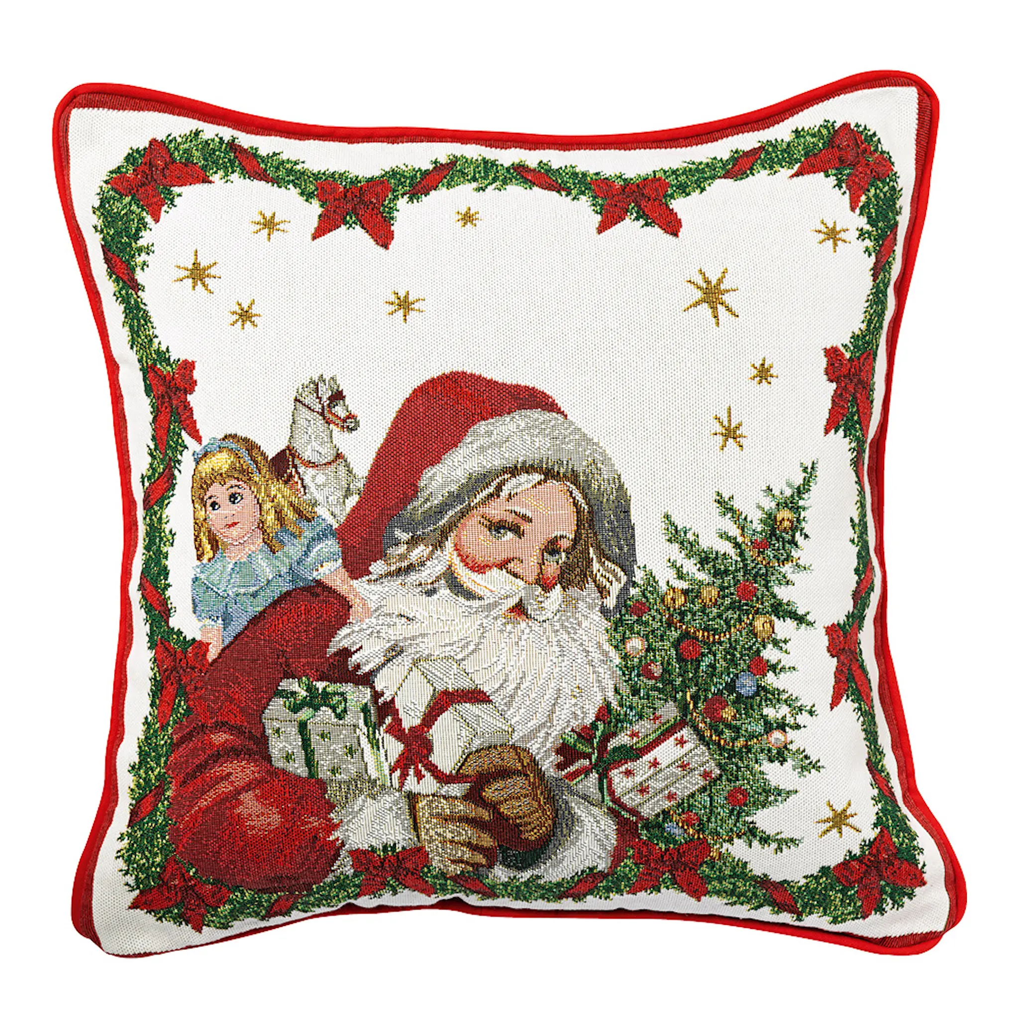Villeroy & Boch Toys Fantasy Gobelin kudde tomte 45x45 cm