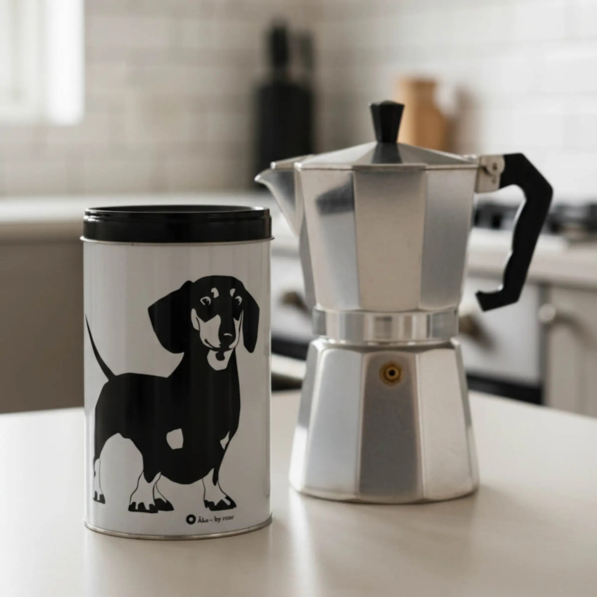 Rotor Design Åke förvaringslåda 17,5x10,5 cm svart/vit