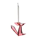 Vulpes glasdekoration sittande 8 cm körsbär