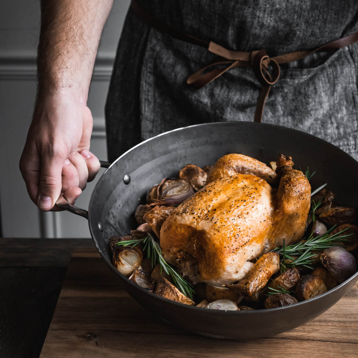 de Buyer Mineral B Element Sauteuse 28 cm Country