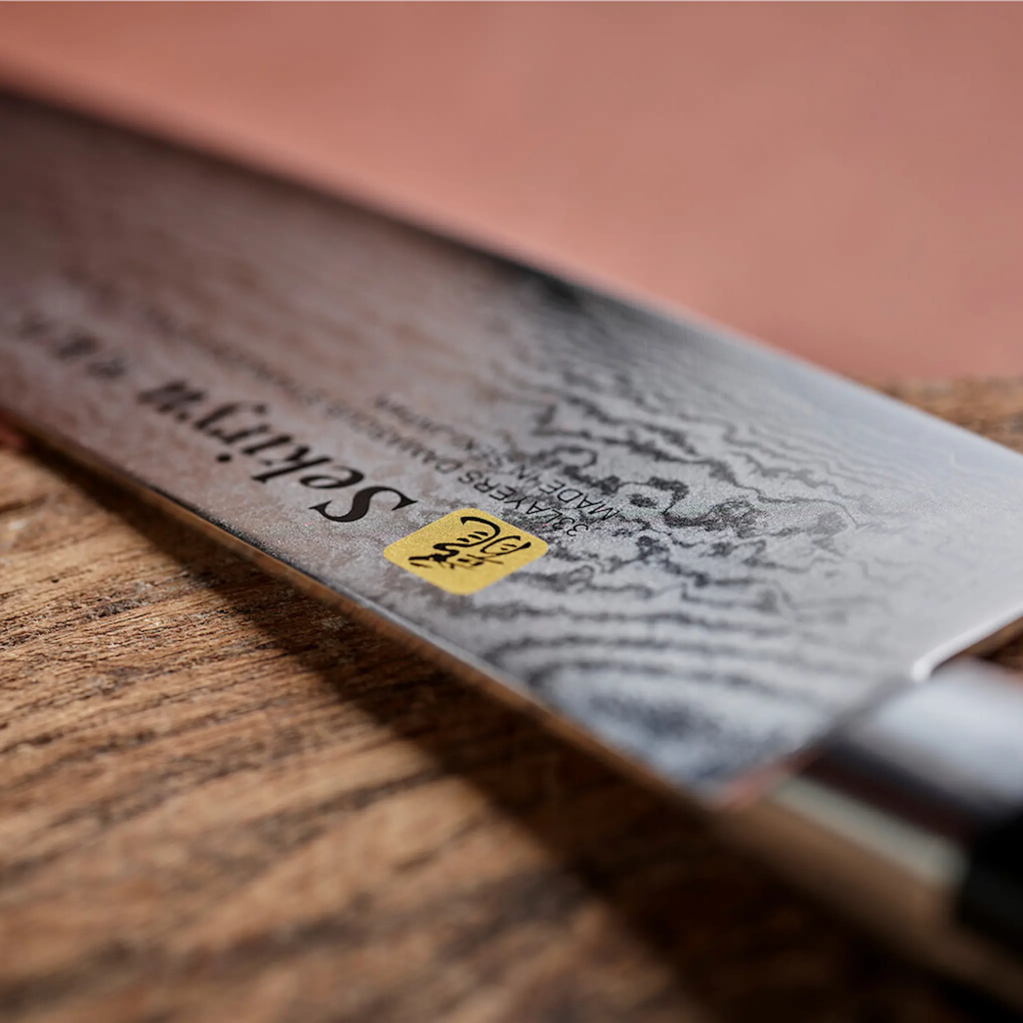 Sekiryu Damask grönsakskniv 15 cm svart