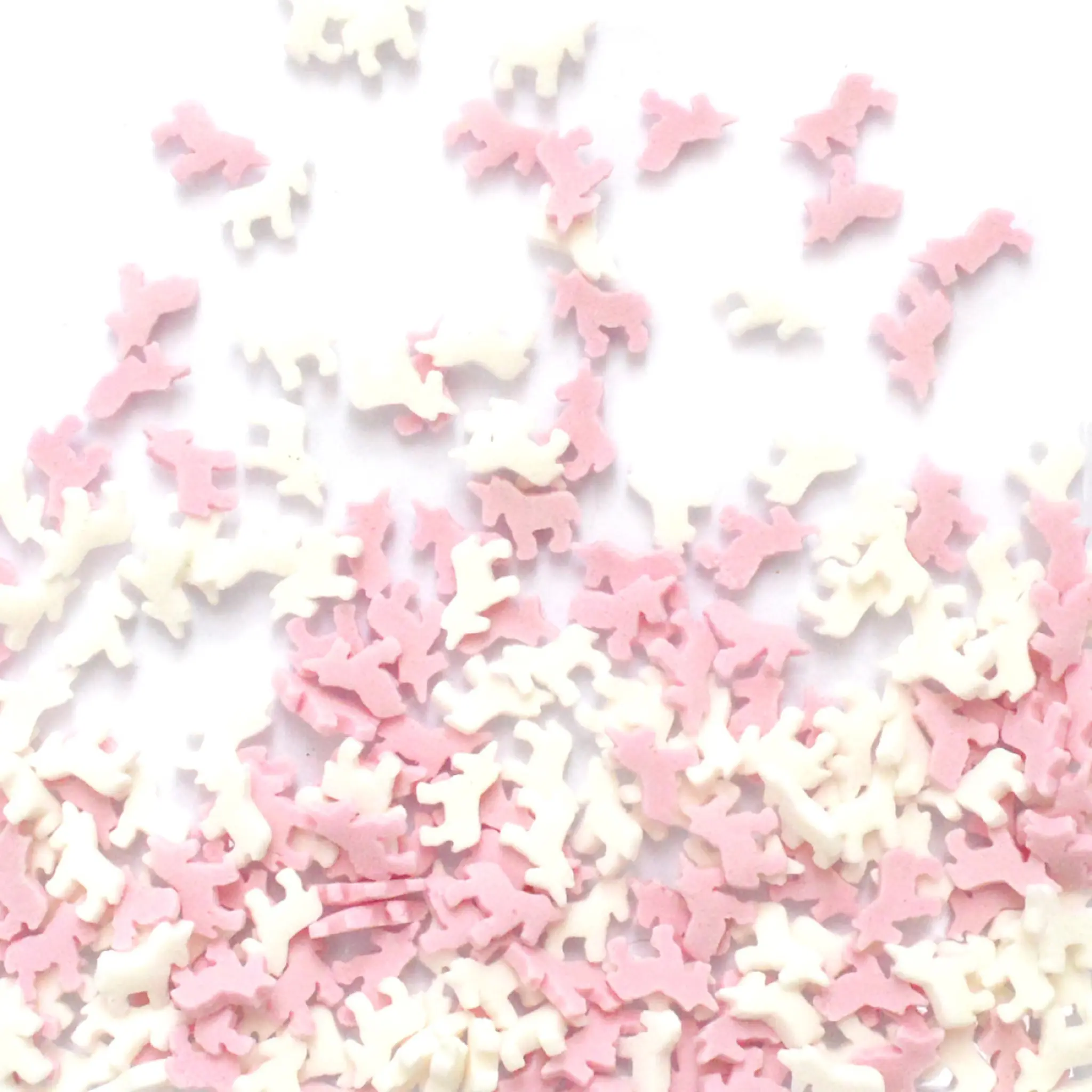 ScrapCooking Strössel enhörning 50 g rosa/vit