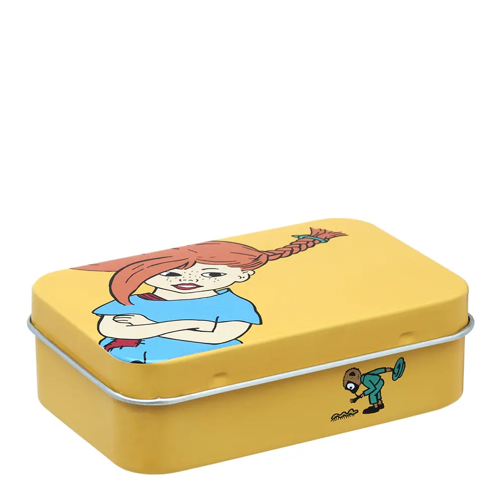 Peppi Peltipurkko 10x6,5x3 cm Maailman vahvin tyttö