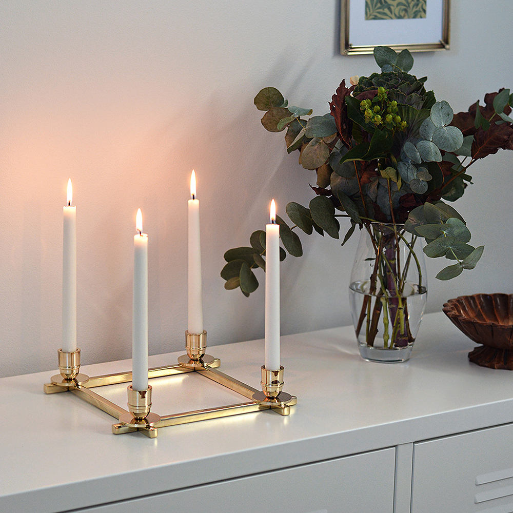 Hilke Herregårdslys 30 cm 6 stk perlehvit glans