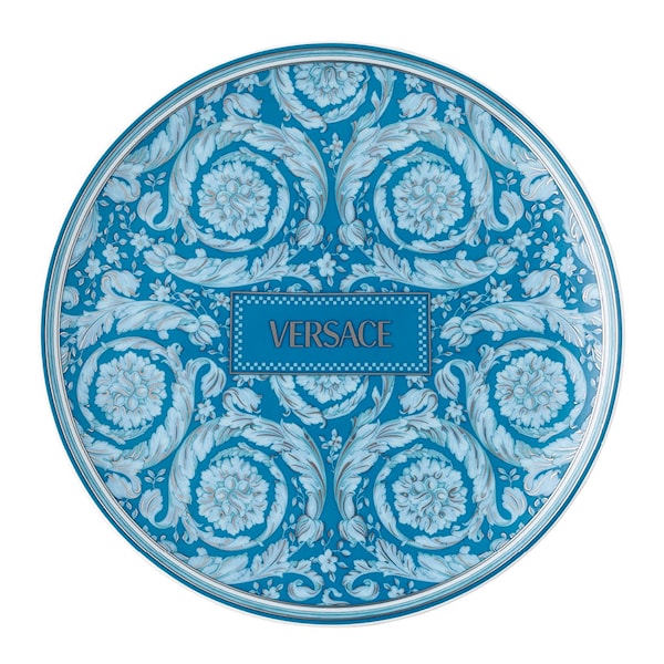 Barocco assiett 17 cm teal