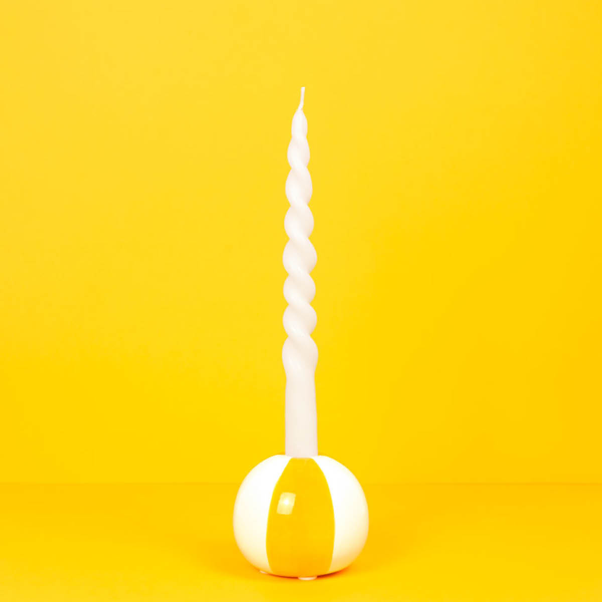 Balvi Floats ljusstake 8 cm Beachball gul