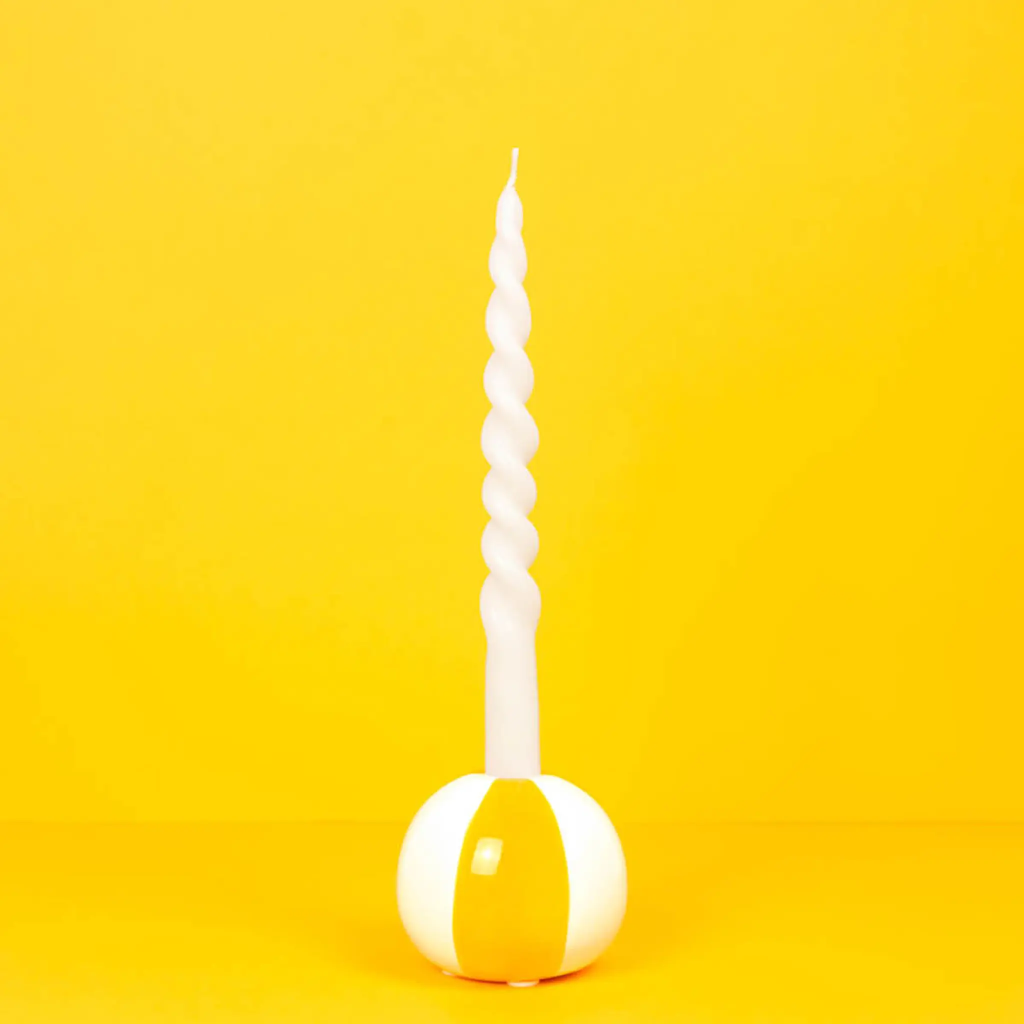 Balvi Floats ljusstake 8 cm Beachball gul