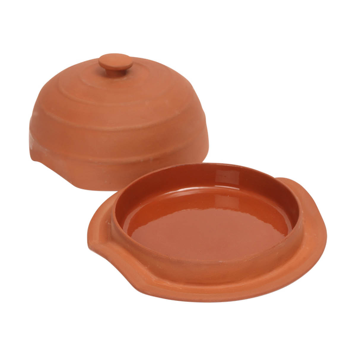 Dexam Terracotta ugnsform för ost med lock 17,5 cm