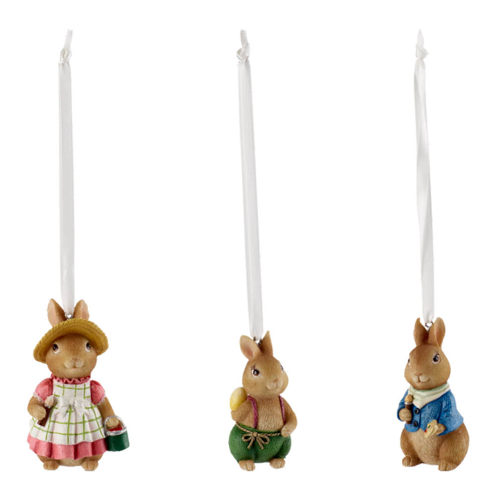 Villeroy & Boch Spring Fantasy ornament kanin 3-pack multi