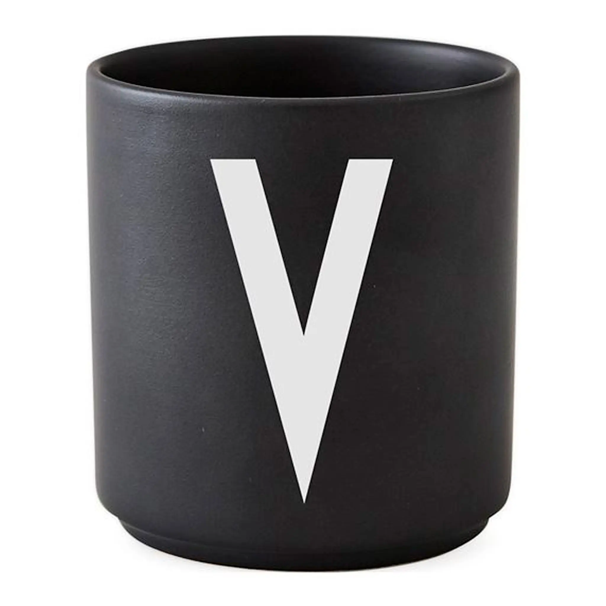 Design Letters Personal Kirjainmuki V 25 cl Musta