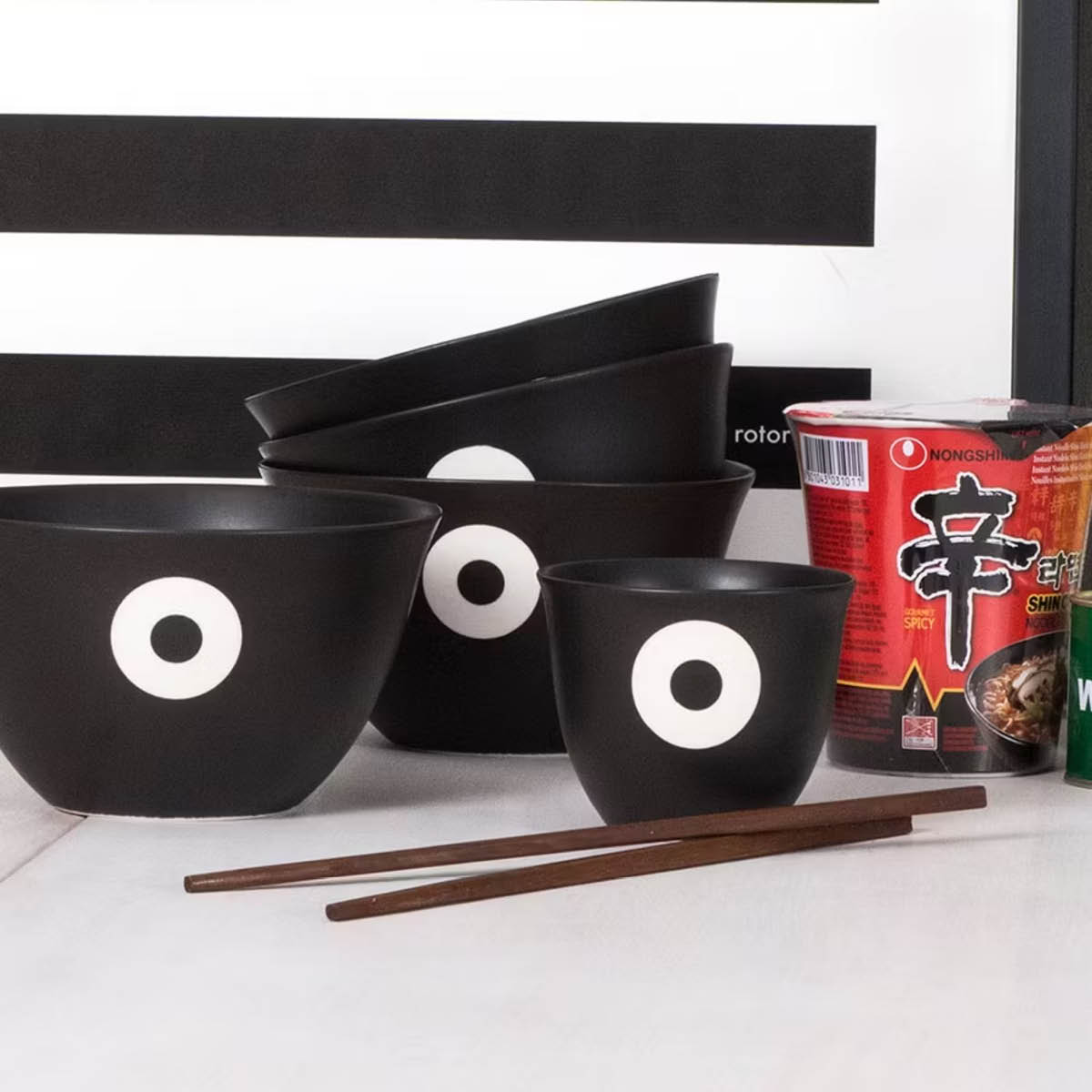 Rotor Design Signatur mugg 20 cl svart/vit