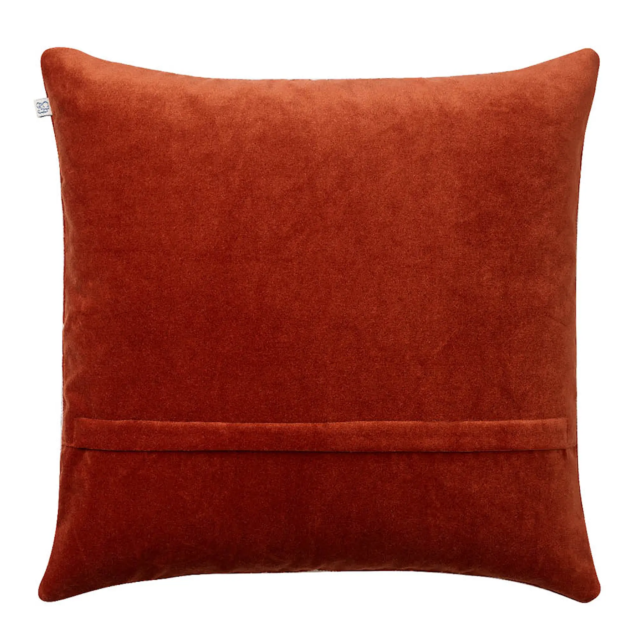 Chhatwal & Jonsson Reindeer kuddfodral sammet broderad 50x50 cm Rust