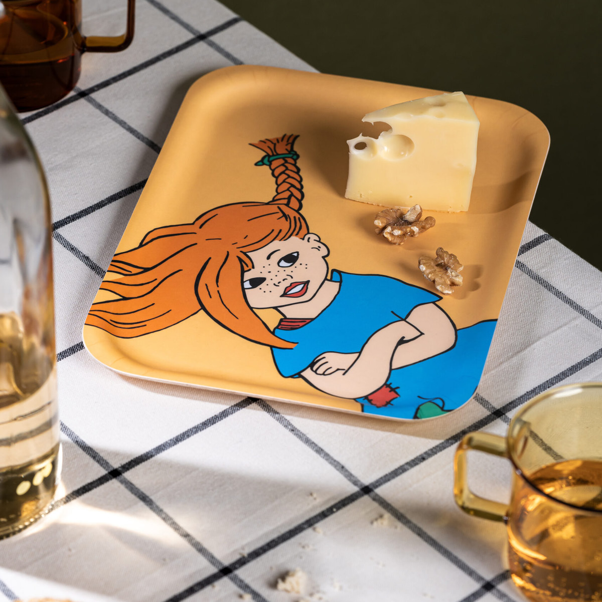 Muurla Pippi brett 27x20 cm verdens sterkeste jente