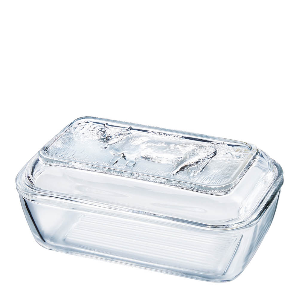 Luminarc Vache smörklocka i glas 17x11 cm
