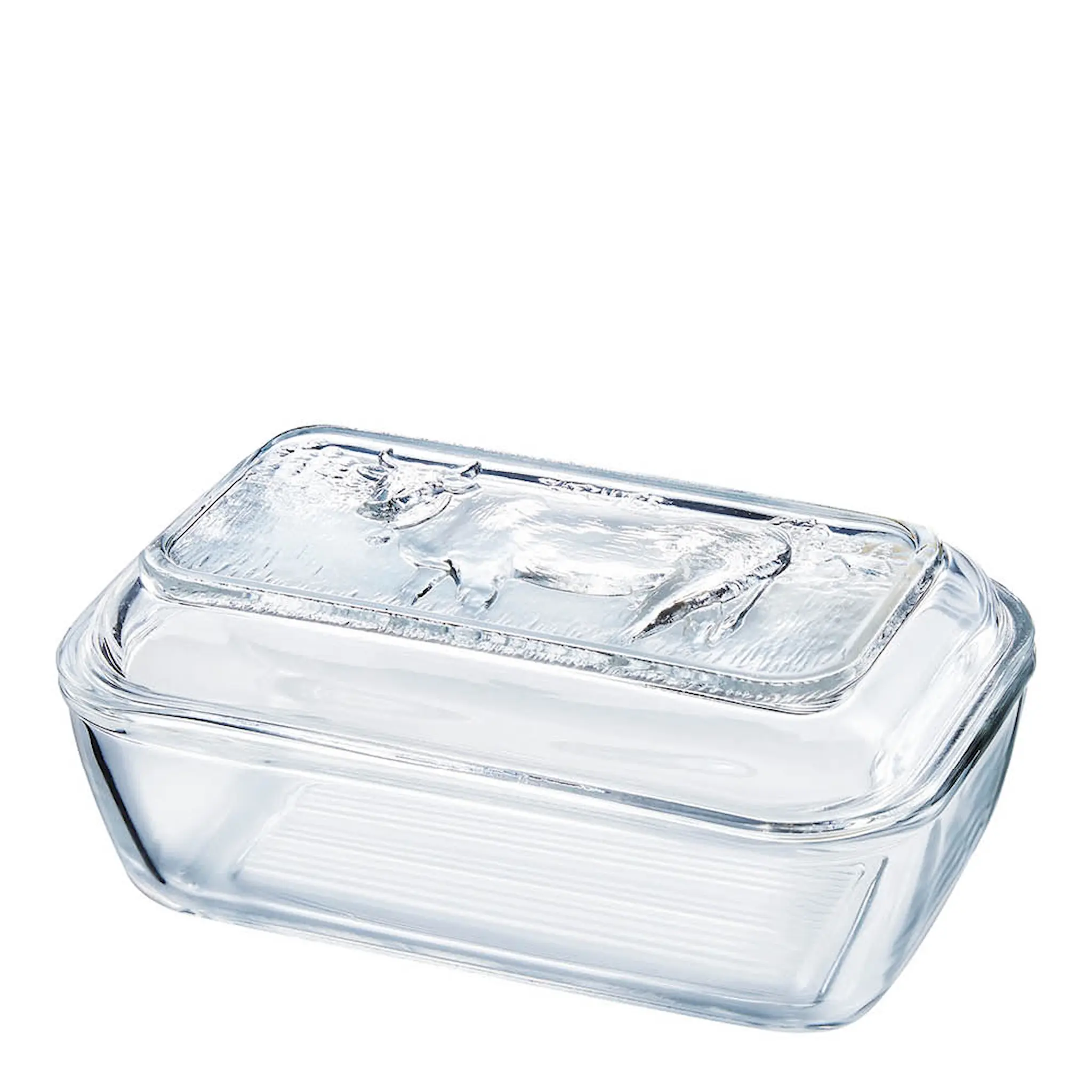 Luminarc Vache smörklocka i glas 17x11 cm