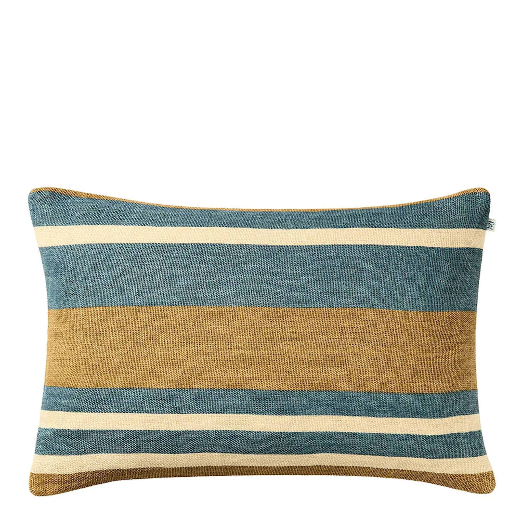 Chhatwal & Jonsson Vera kuddfodral linne 40x60 cm Khaki/Heaven Blue