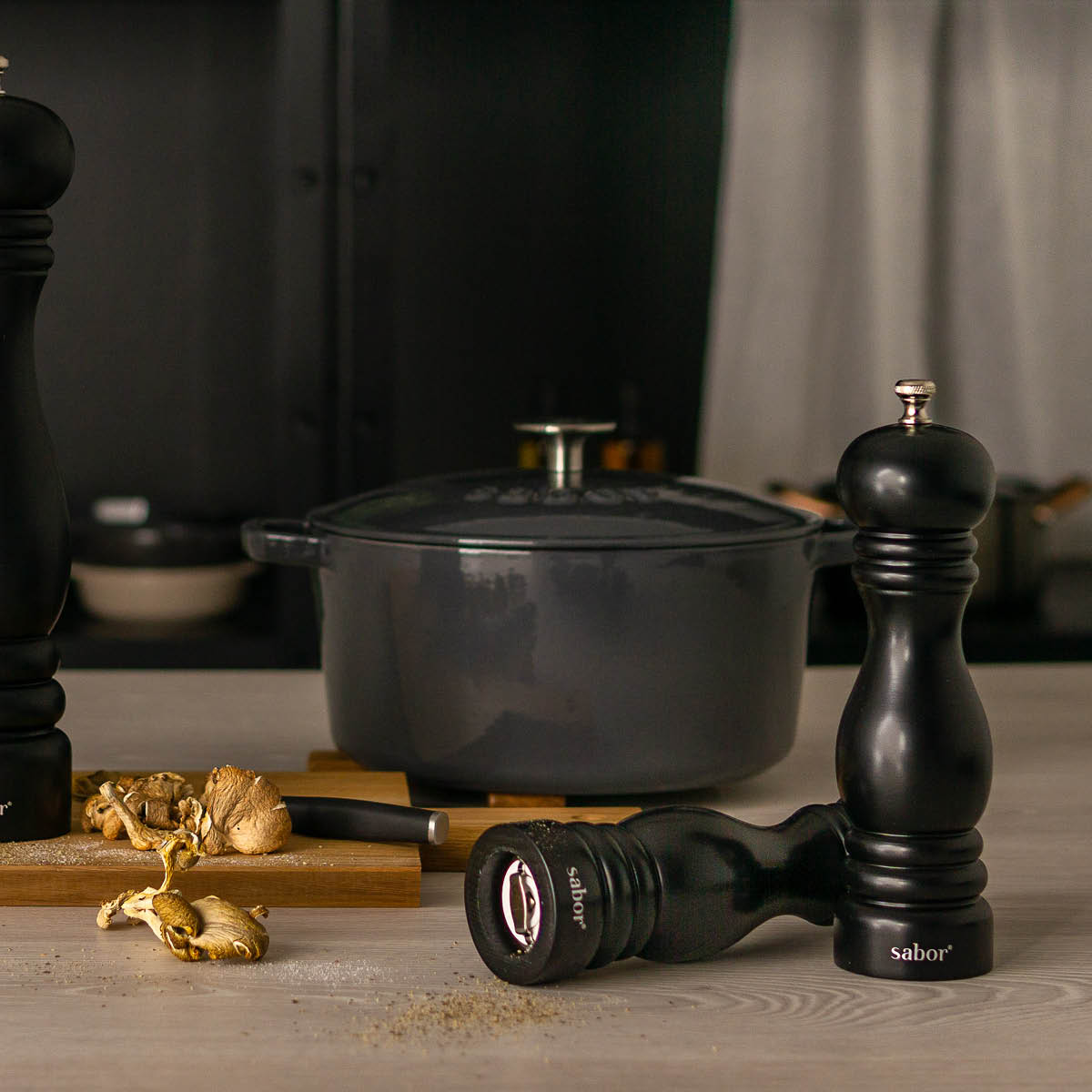 Sabor Pepperkvern 20 cm matt svart