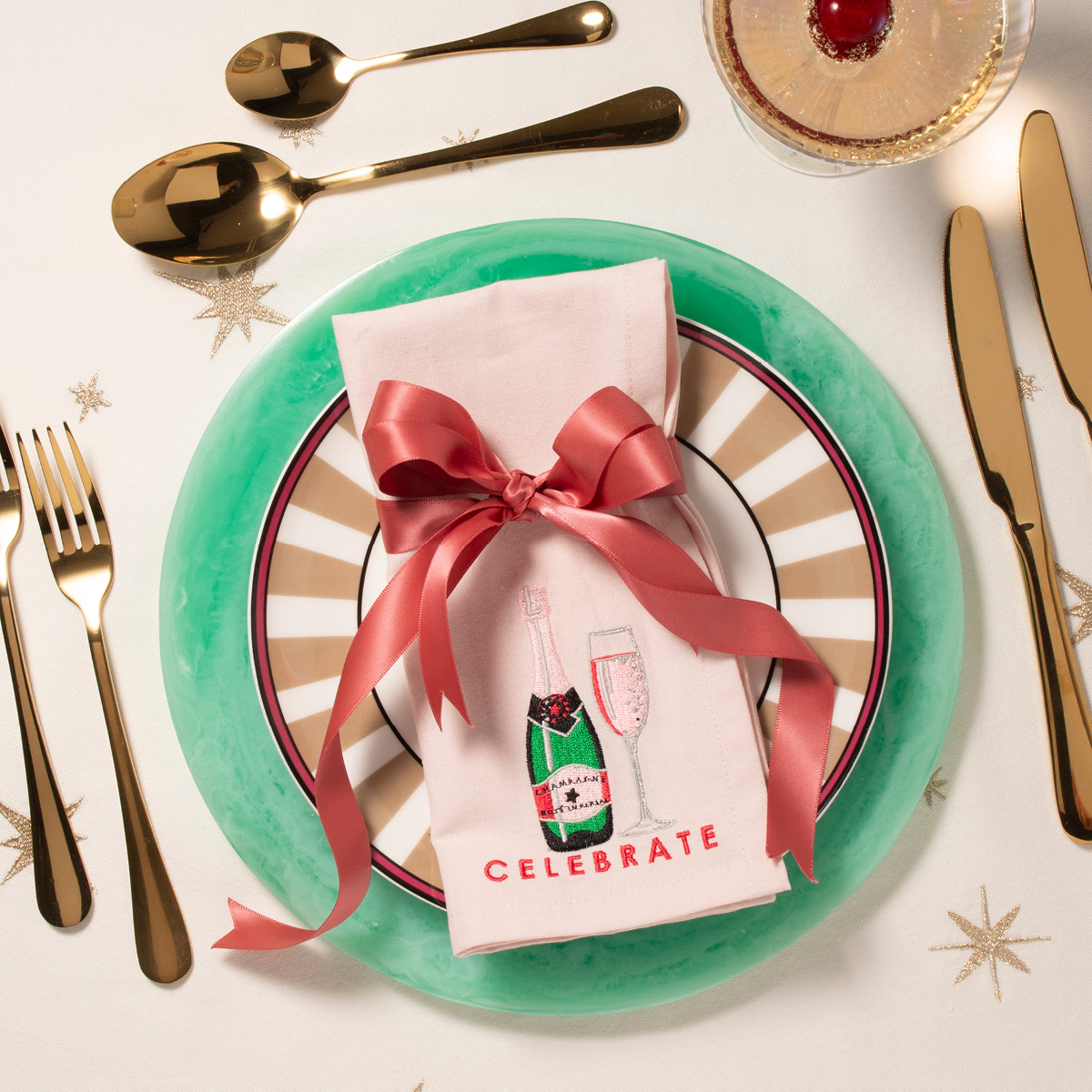 Vondels Summer Party servett 45 cm 2-pack CELEBRATE soft pink