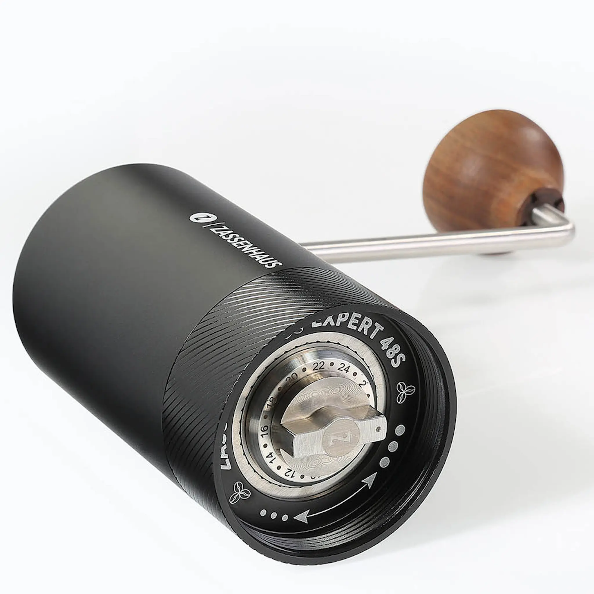 Zassenhaus Expert 48S Kahvimylly 18,5 cm Musta