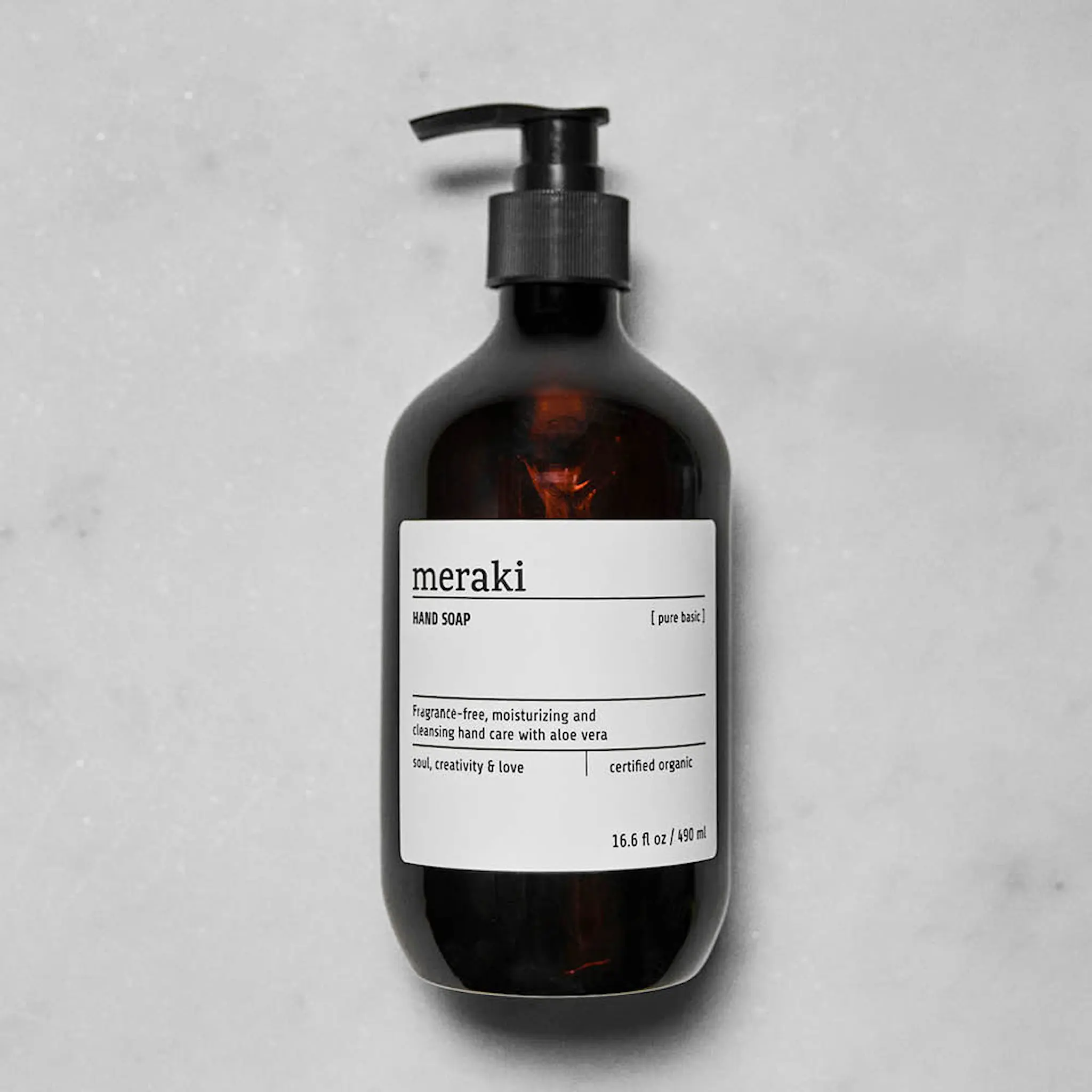 Meraki Pure Basic handtvål 490 ml