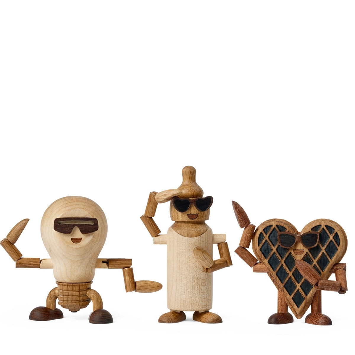 Spring Copenhagen Woodies Billie Bottle träddekoration babyflaska 11,6 cm lönn