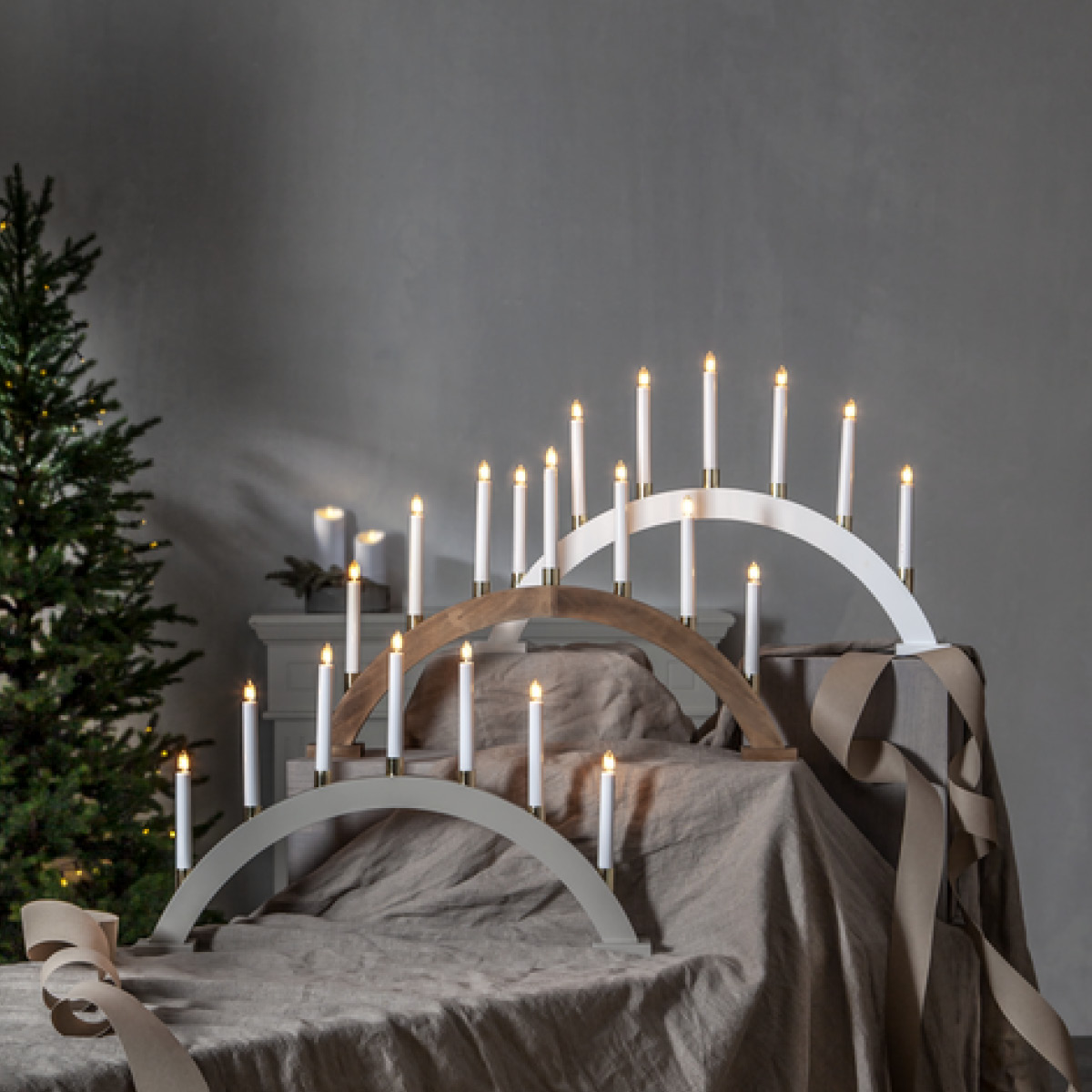 Star Trading Gillian buet adventsstake 7 lys tre