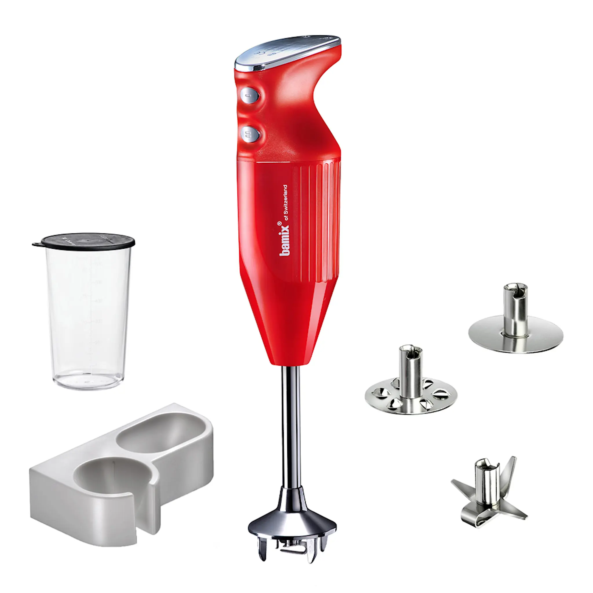 Bamix Stavmixer Mono C 200 watt Röd