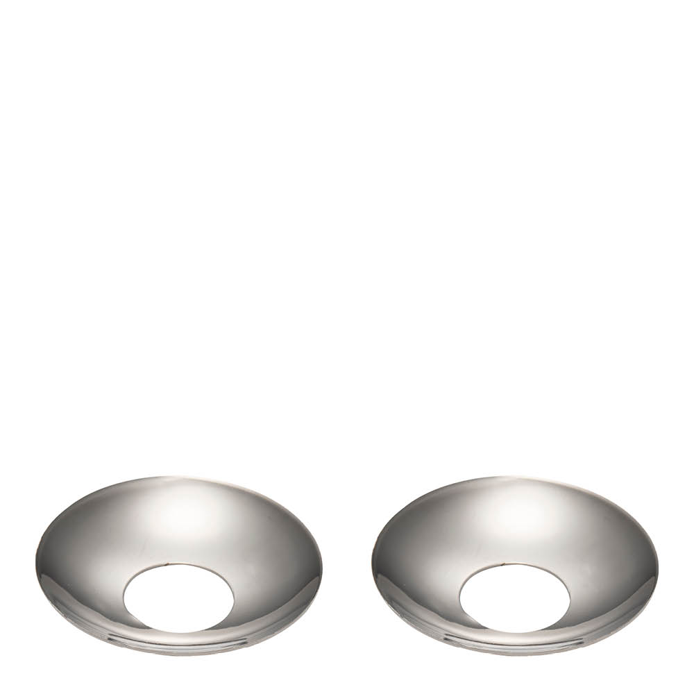 Holmen Siri lysmansjett 6,5 cm 2 stk sølv