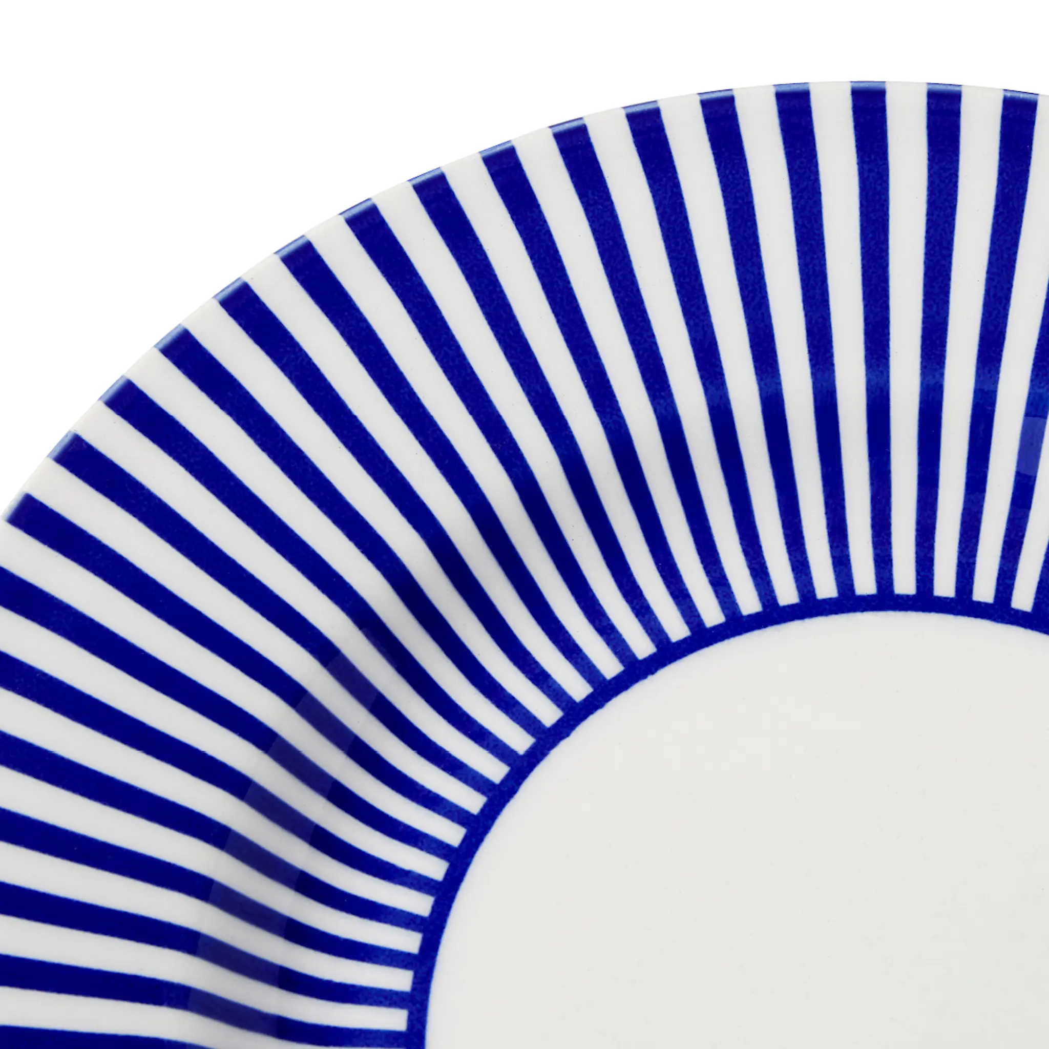 Spode Steccato tallrik smalrandig 22 cm koboltblå
