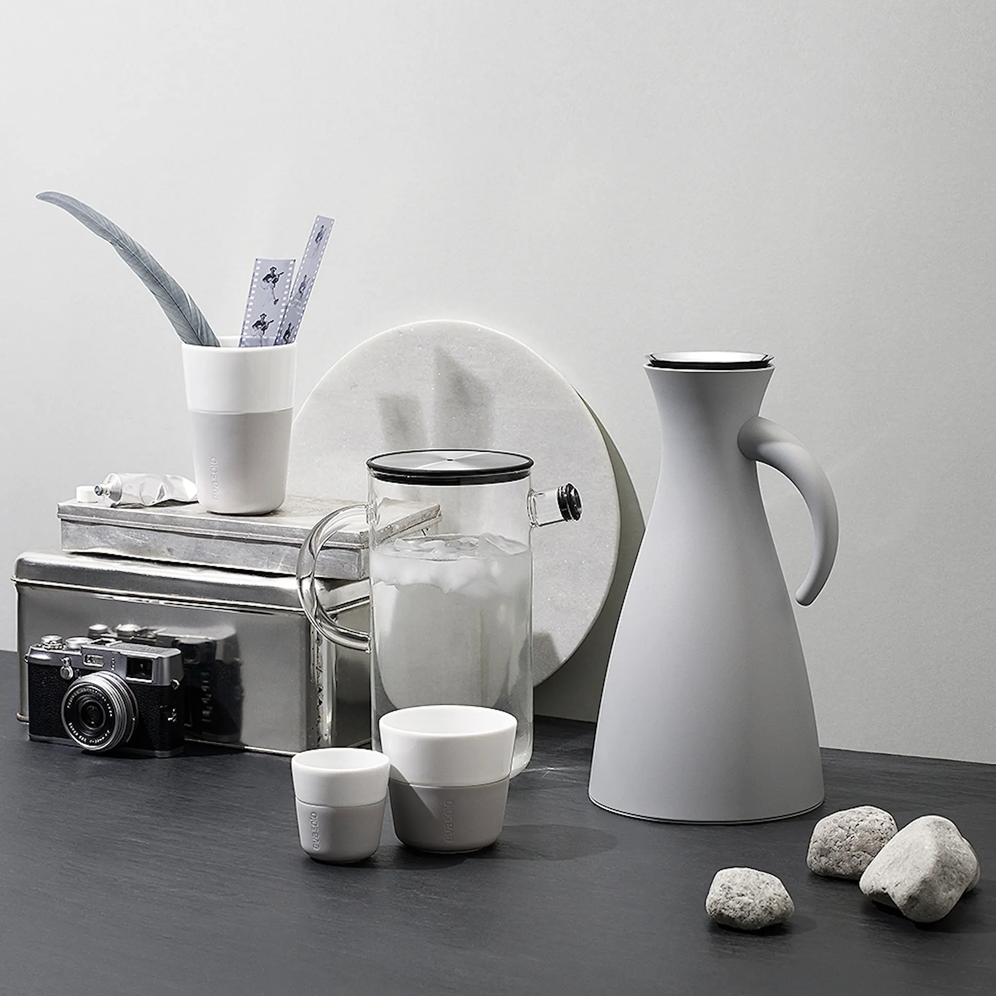Eva Solo Termoskannu 1 L Marble Grey