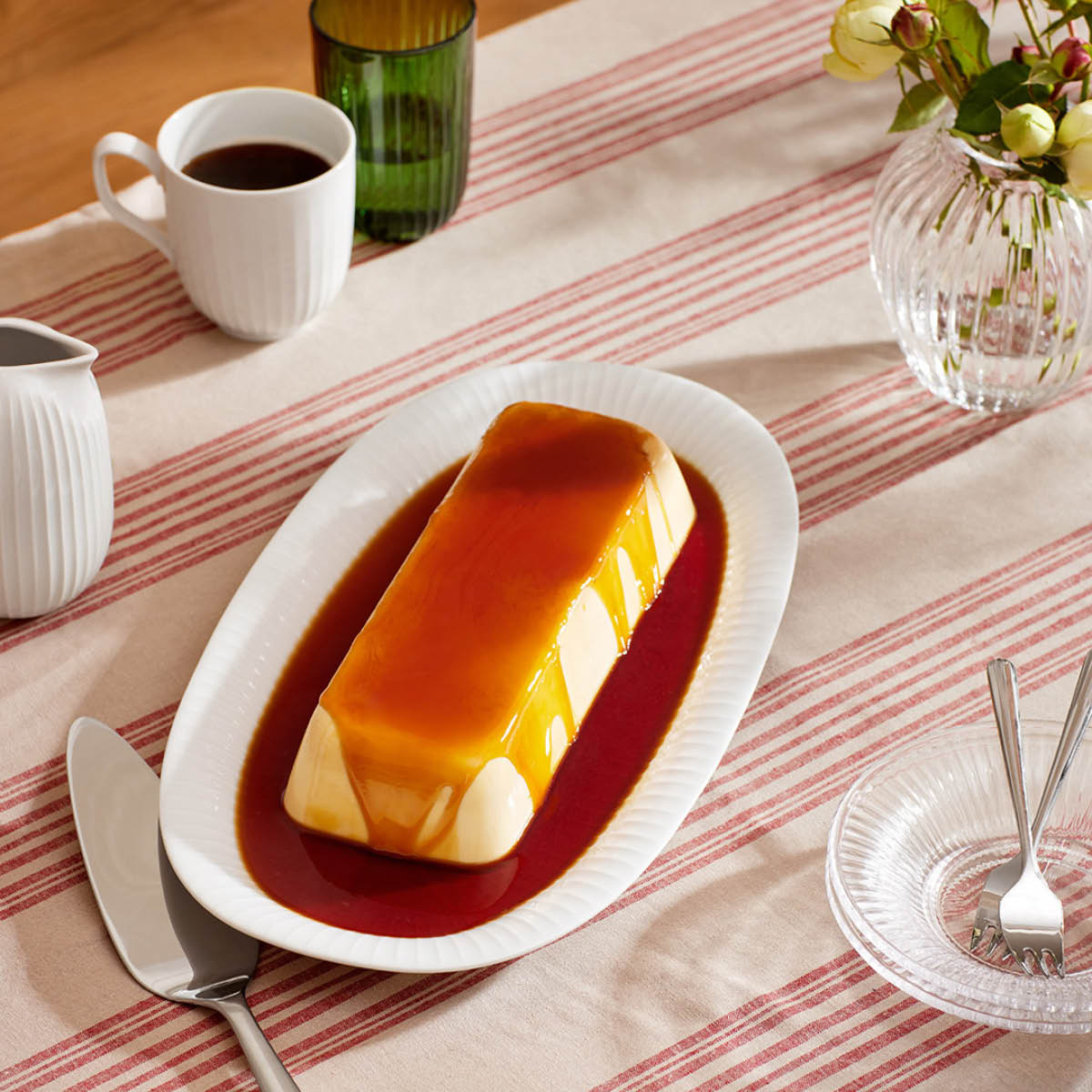 Kähler Hammershøi Oval serveringsfat 40x22,5 cm Vit