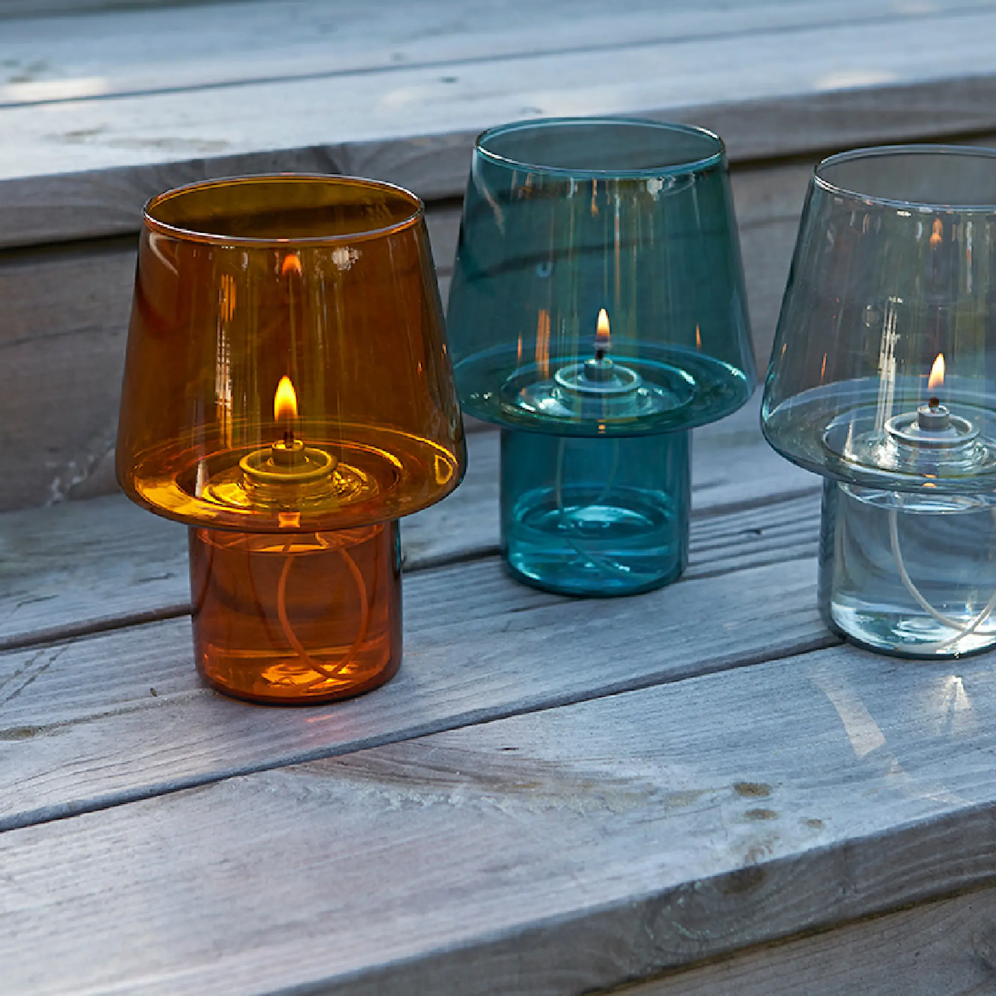 RIG-TIG Viva Hurricane Öljylamppu 10,5x16,5 cm Smoke