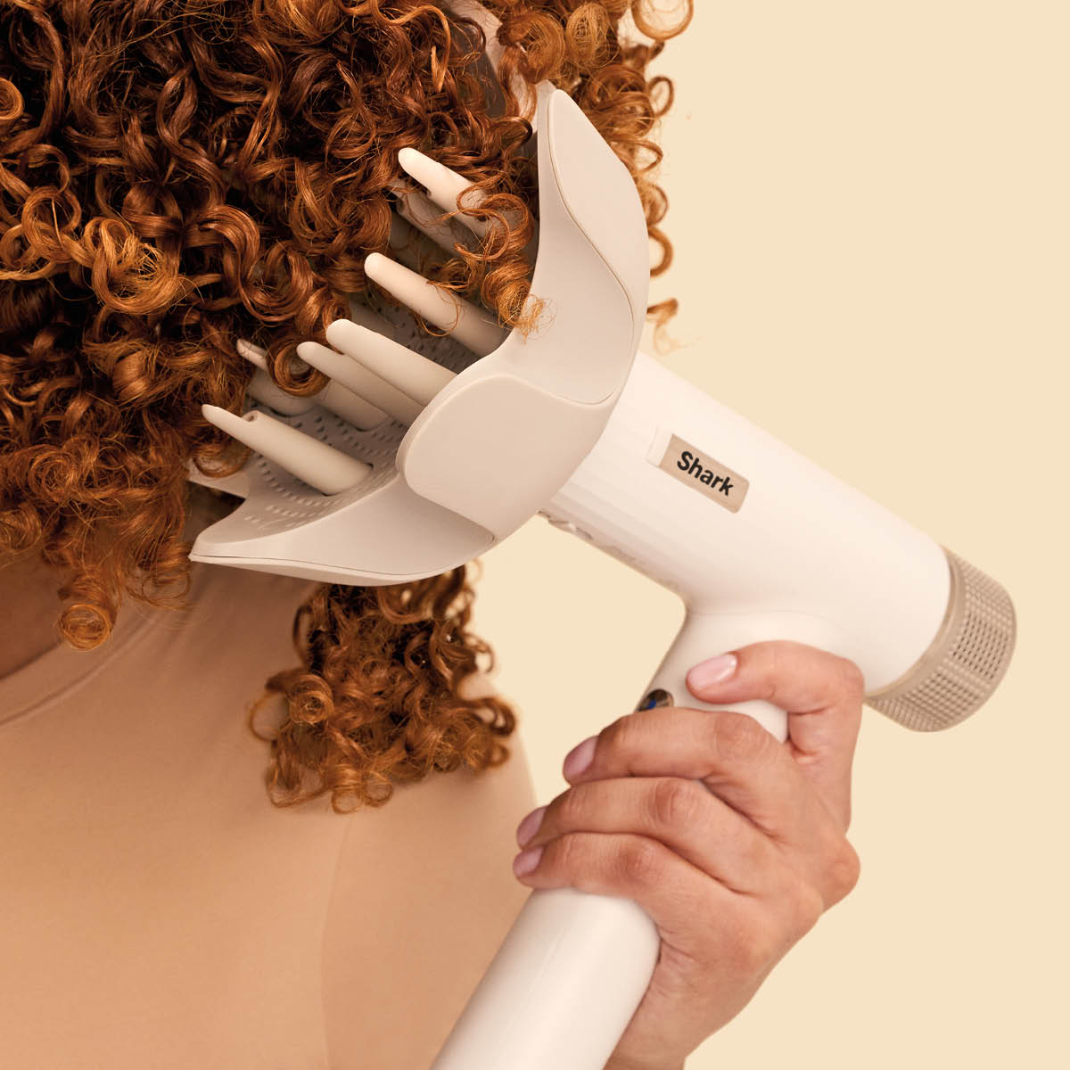 Shark Beauty SpeedStyle 5-i-1 RapidGloss Finisher & hårfön HD352EU white