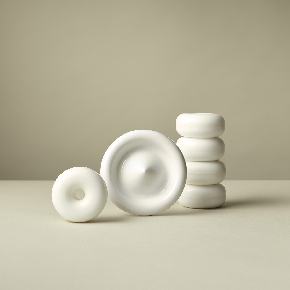 Kinfill Tvålfat 10 cm cream white