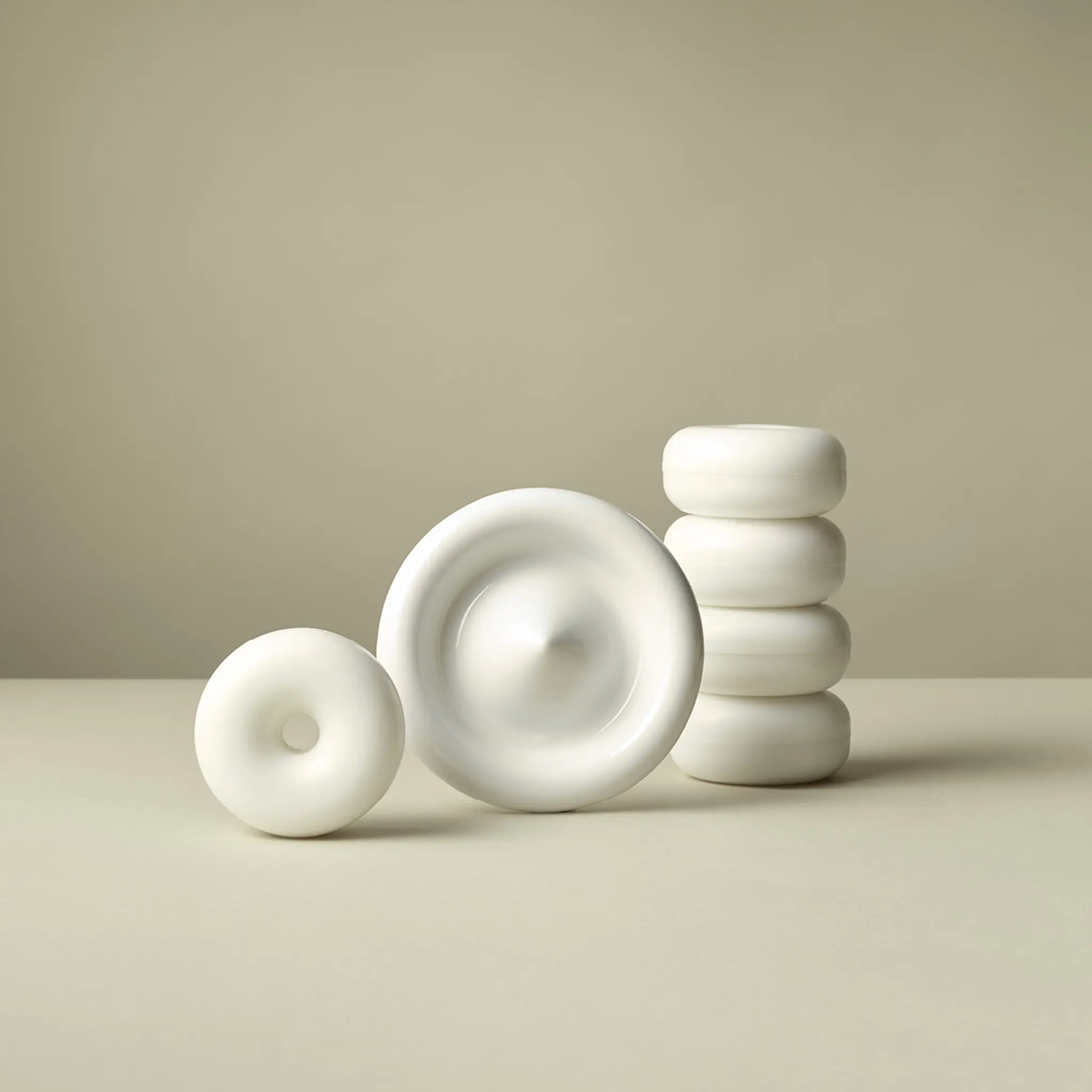 Kinfill Tvålfat 10 cm cream white