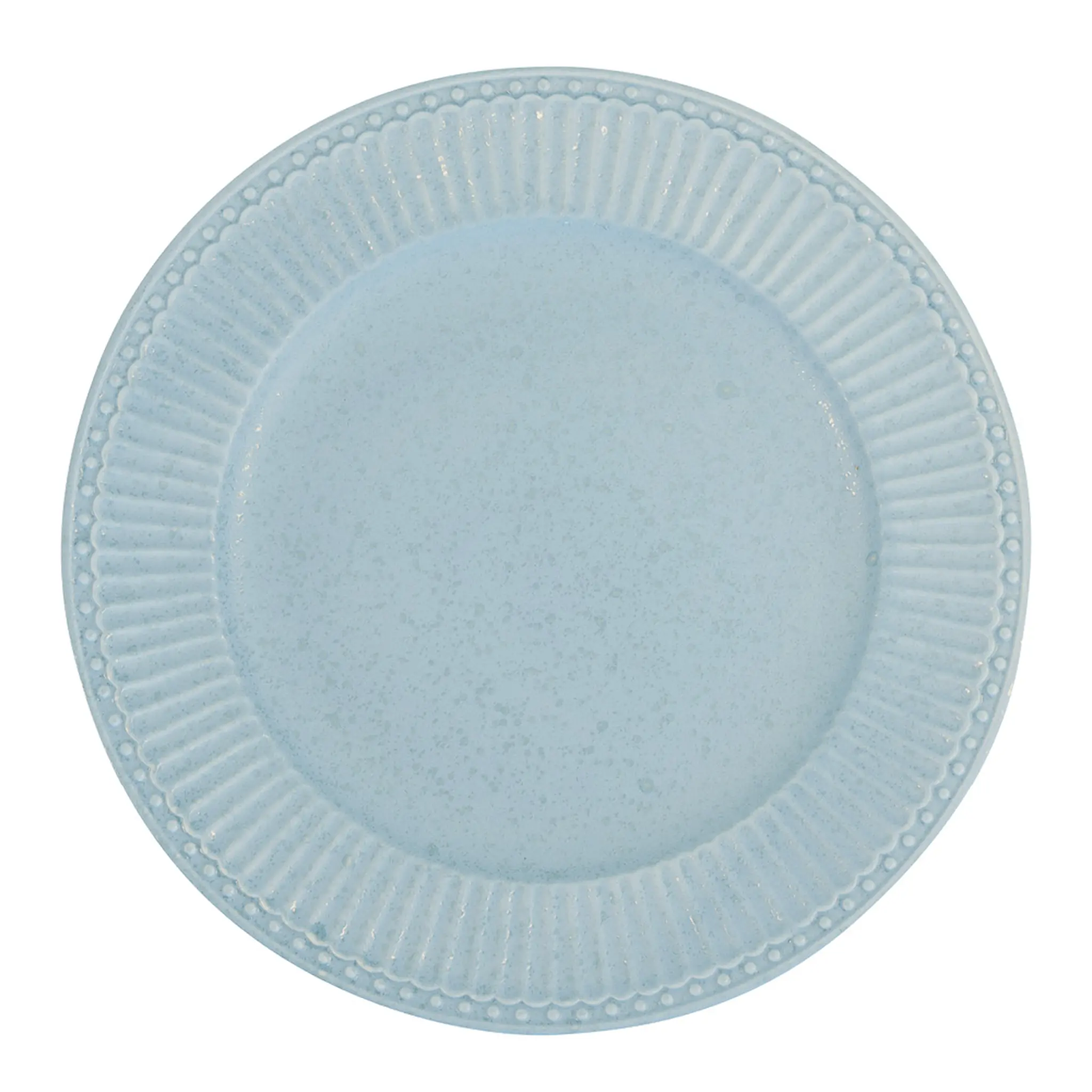 GreenGate Everyday Alice tallrik 26,5 cm ice blue