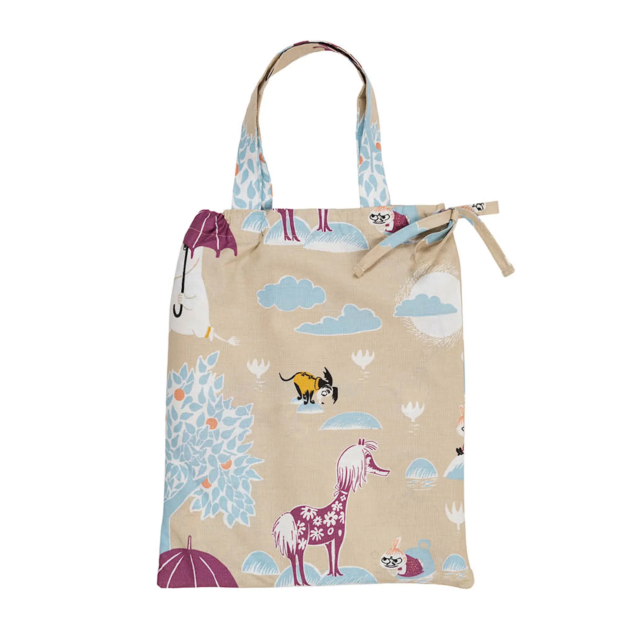 Moomin Arabia Mummi sengesett 140x200 cm Under paraplyen multi