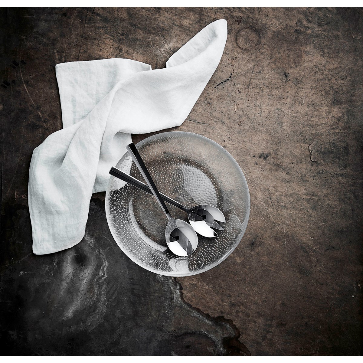 Aida RAW salatsett 2 deler blank