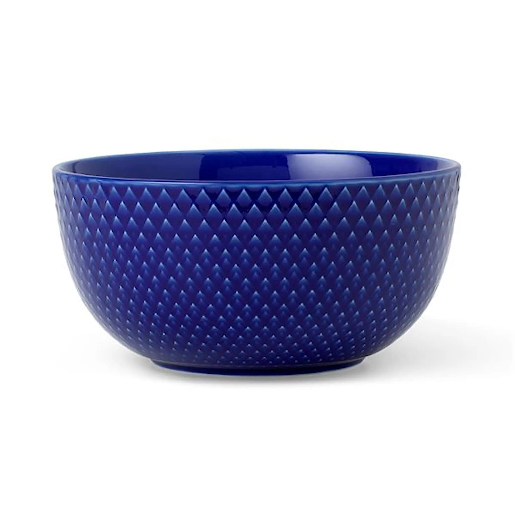 Lyngby Porcelæn Rhombe Color Skål 13 cm Mörkblå