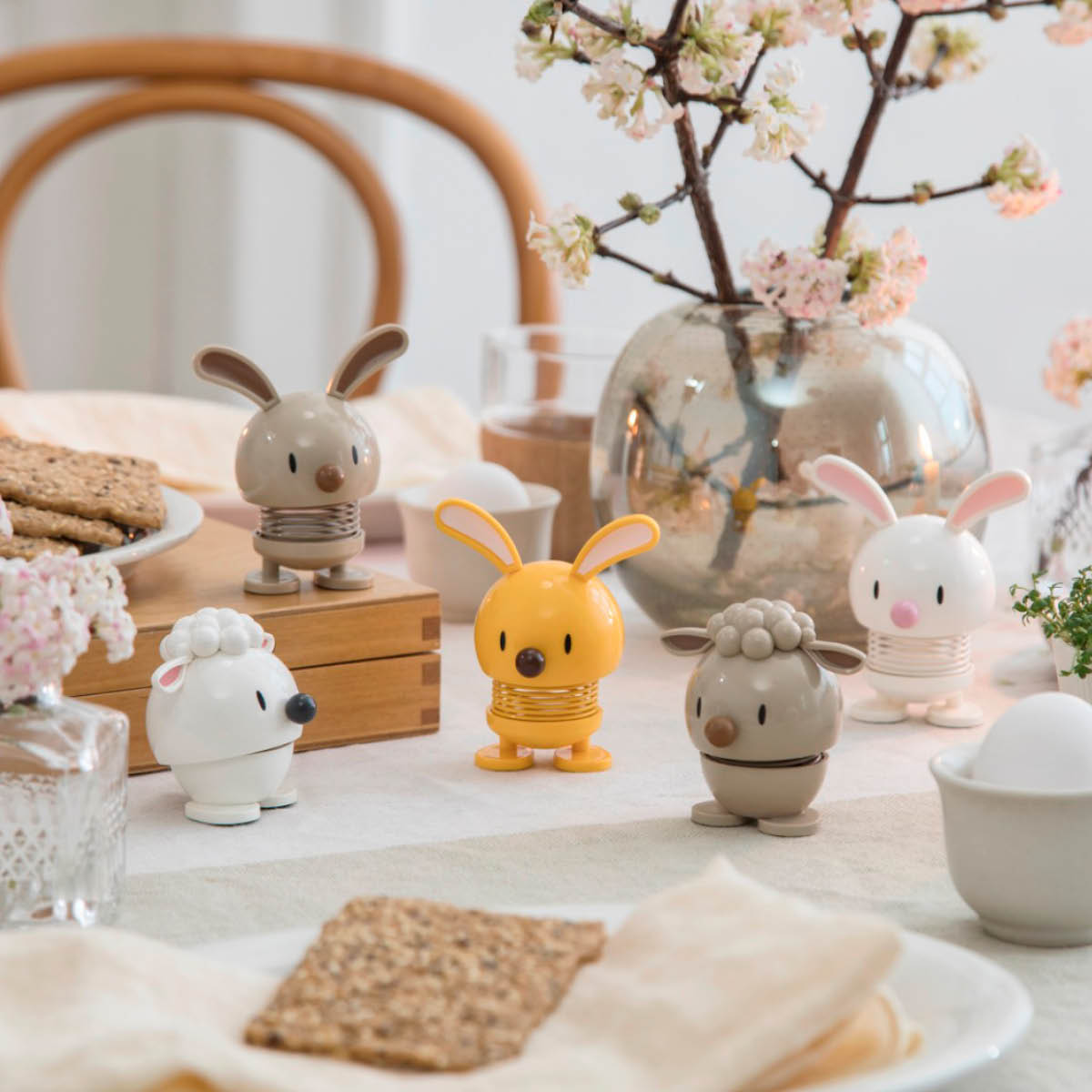 Hoptimisten Bunny Hahmo  9 cm Valkoinen